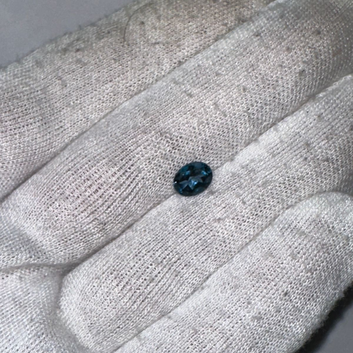 Natural London Blue Topaz Oval Cut Loose Gemstone | Deep Blue Topaz Stone