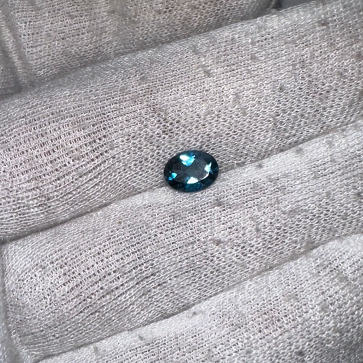 Natural London Blue Topaz Oval Cut Loose Gemstone | Deep Blue Topaz Stone
