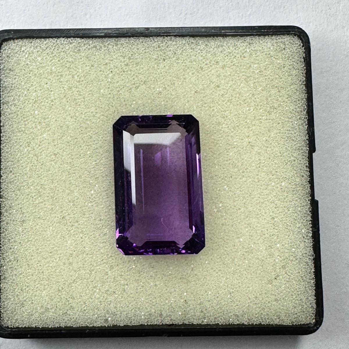 AAA 34.45 Carat Natural Loupe Clean Amethyst Oversize Baguette Cut Loose Gemstone