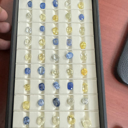 Natural Non Heated Non Treated Multi Sapphires Multi Shapes Cut Loose Gemstone 20crt Lot