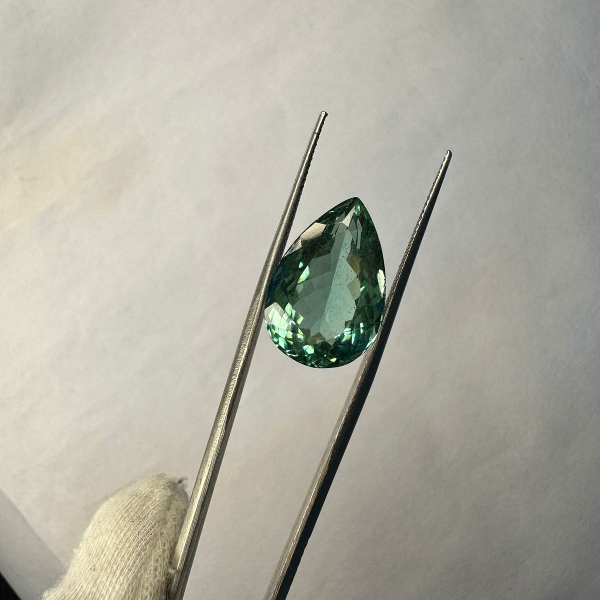 Natural Fluorite Pear Cut Loose Gemstone | Premium Pear Shape Fluorite Stone