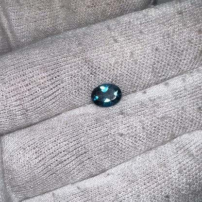 Natural London Blue Topaz Oval Cut Loose Gemstone | Deep Blue Topaz Stone