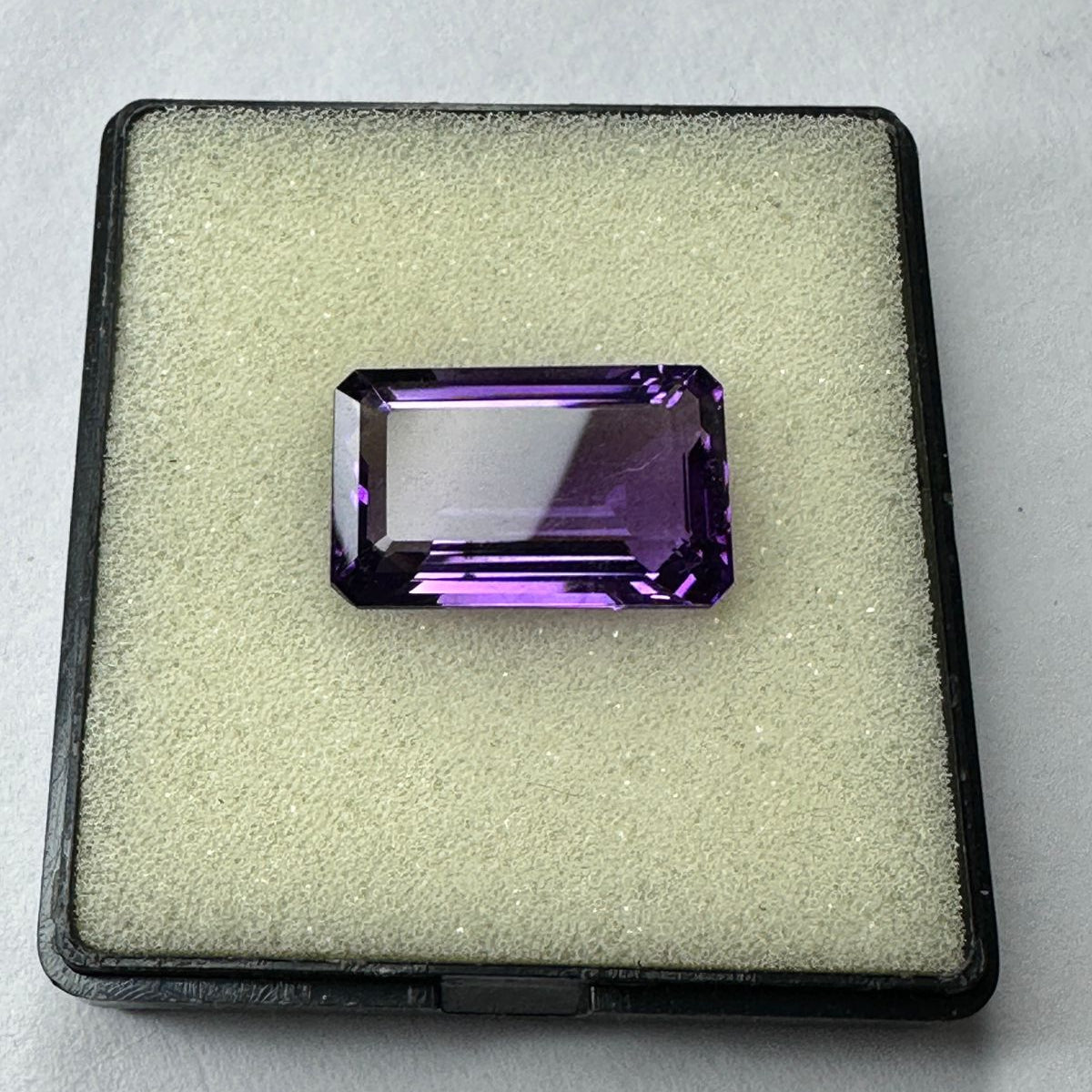 AAA 34.45 Carat Natural Loupe Clean Amethyst Oversize Baguette Cut Loose Gemstone