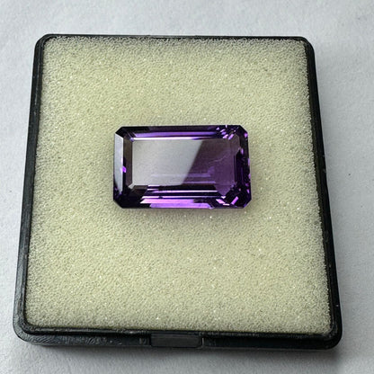 AAA 34.45 Carat Natural Loupe Clean Amethyst Oversize Baguette Cut Loose Gemstone