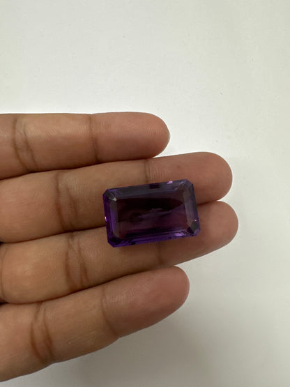 AAA 34.45 Carat Natural Loupe Clean Amethyst Oversize Baguette Cut Loose Gemstone