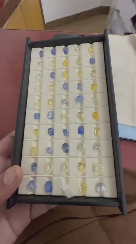 Load video: Natural Non Heated Non Treated Multi Sapphires Multi Shapes Cut Loose Gemstone 20crt Lot